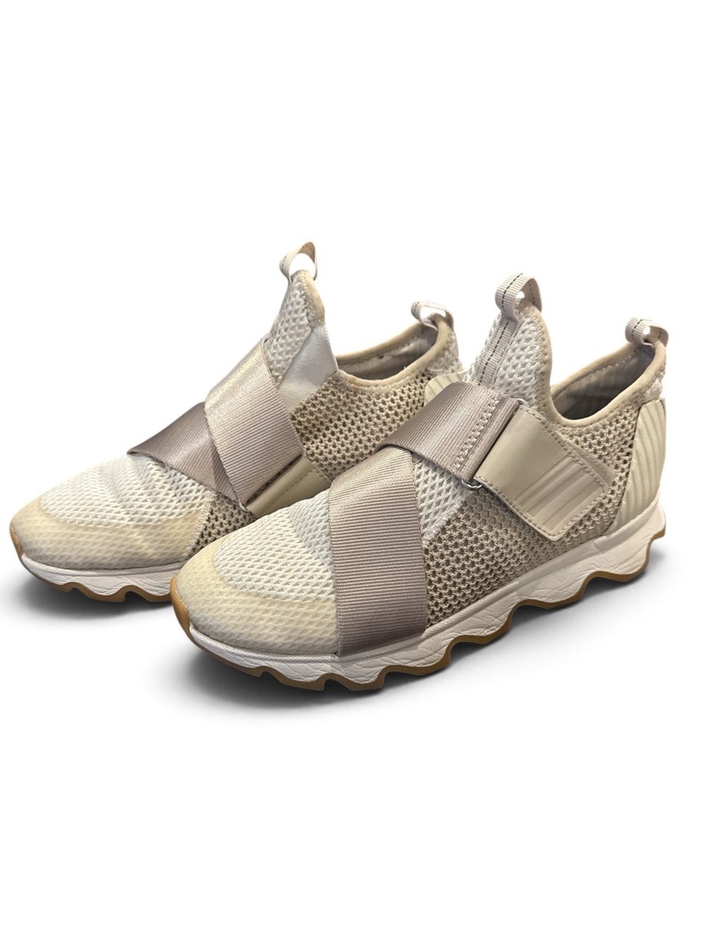 Sorel Women’s Slip-On Shoes Sneakers in Beige and Cream 7.5 - Picture 4 of 6